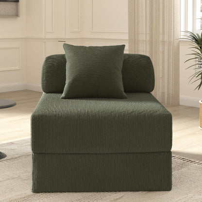 Divano letto pieghevole in tessuto, divano in spugna ad alta densità di rimbalzo