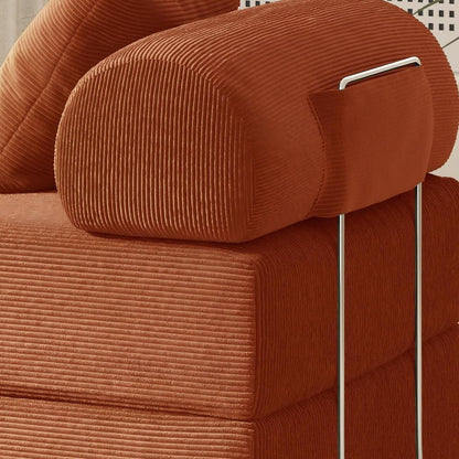 Divano letto pieghevole in tessuto, divano in spugna ad alta densità di rimbalzo