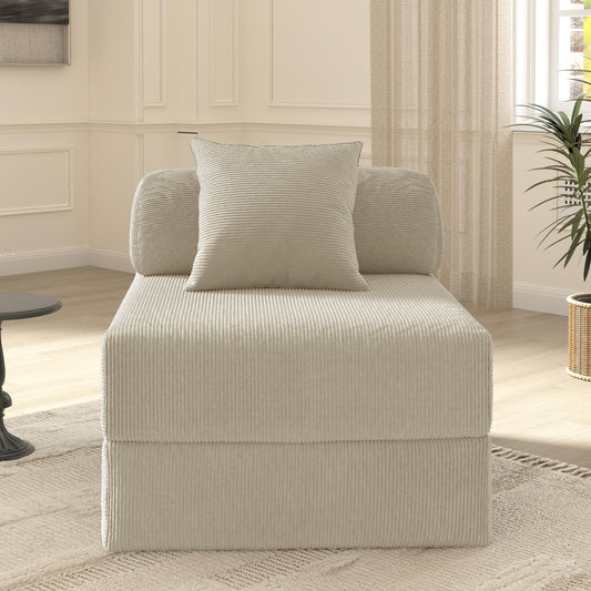 Divano letto pieghevole in tessuto, divano in spugna ad alta densità di rimbalzo