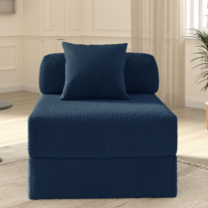 Divano letto pieghevole in tessuto, divano in spugna ad alta densità di rimbalzo