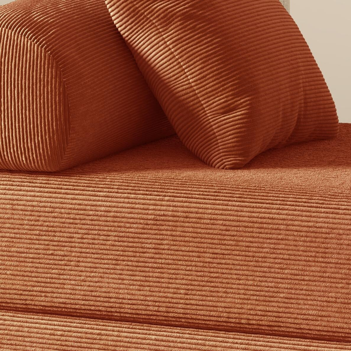 Divano letto pieghevole in tessuto, divano in spugna ad alta densità di rimbalzo