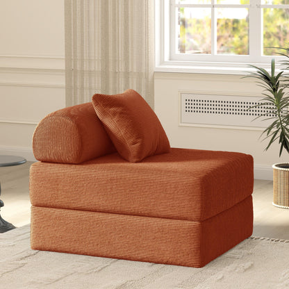 Divano letto pieghevole in tessuto, divano in spugna ad alta densità di rimbalzo