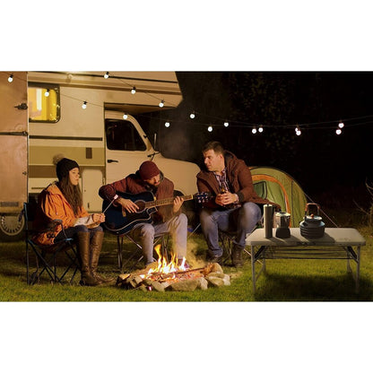 Tavolo da gioco pieghevole regolabile in altezza, tavolo da campeggio portatile in alluminio leggero, con maniglia per il trasporto per esterni, spiaggia