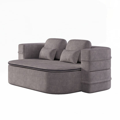 Divano letto pieghevole con materasso e struttura fissa, divano letto trasformabile in schiuma con coperta