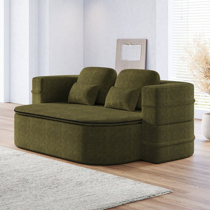 Divano letto pieghevole con materasso e struttura fissa, divano letto trasformabile in schiuma con coperta