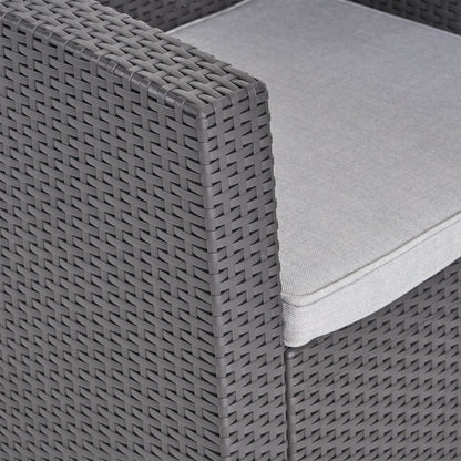 Set da esterno Folsom da 4 posti con braciere a legna di Christopher Knight Home