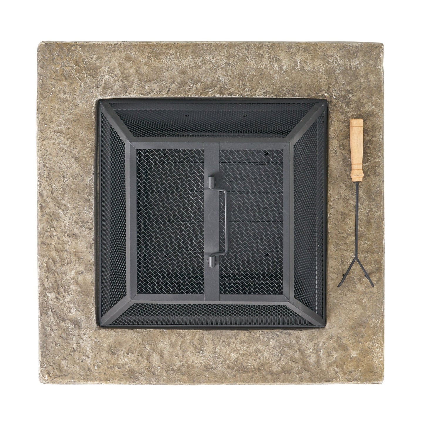 Set da esterno Folsom da 4 posti con braciere a legna di Christopher Knight Home