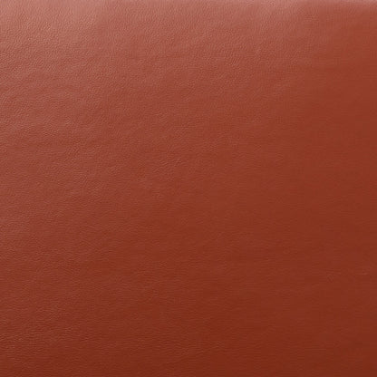 Poltrona reclinabile Fordham in pelle pieno fiore con braccioli in legno e schienale a spinta di Greyson Living