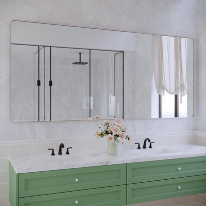 Specchio da bagno con cornice da parete