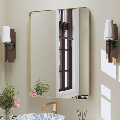 Specchio da bagno con cornice da parete