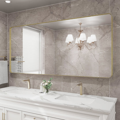 Specchio da bagno con cornice da parete