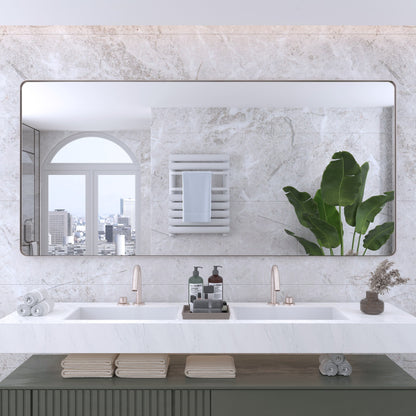Specchio da bagno con cornice da parete