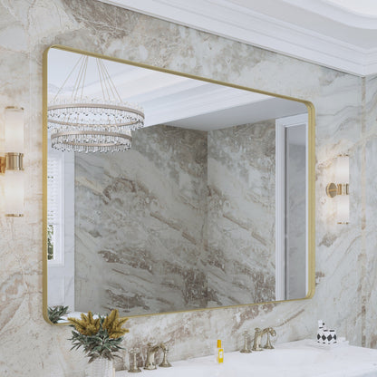 Specchio da bagno con cornice da parete