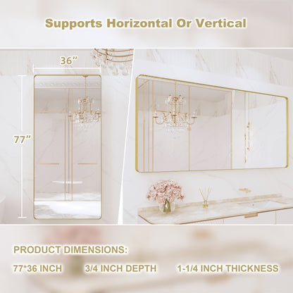 Specchio da bagno con cornice da parete