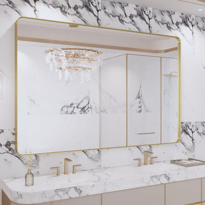 Specchio da bagno con cornice da parete