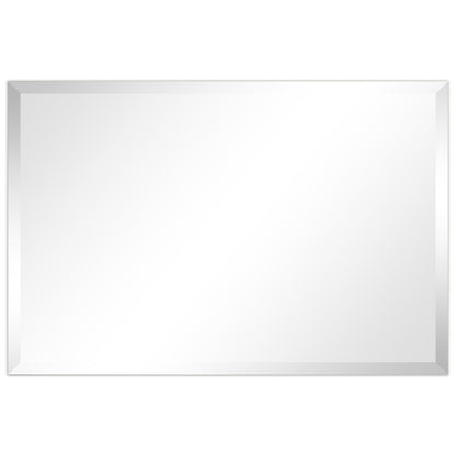 Specchio da parete con prisma smussato senza cornice - Quadrato/Rettangolare - Trasparente