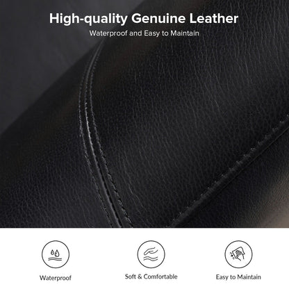 Divano Franco Traditional da 60 pollici in vera pelle di HULALA HOME