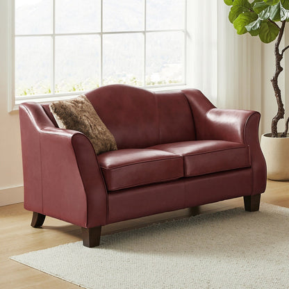 Divano Franco Traditional da 60 pollici in vera pelle di HULALA HOME