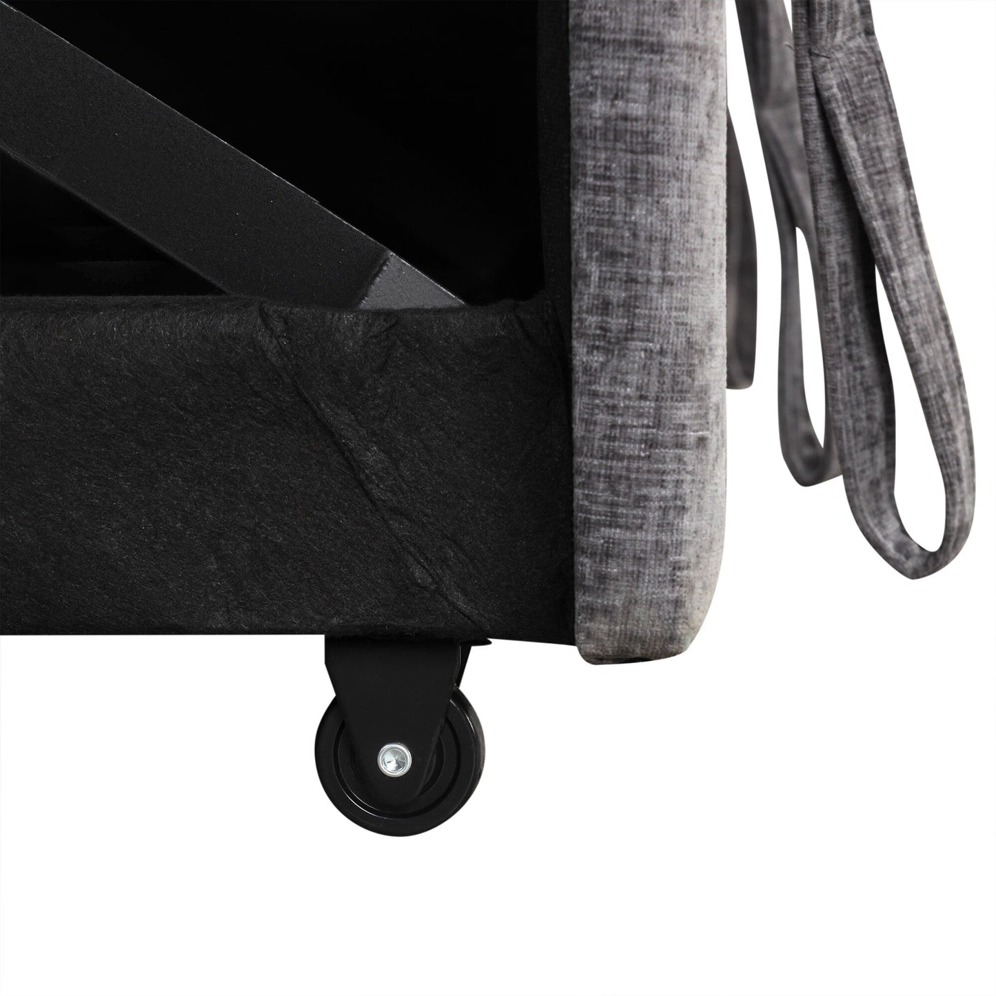 Divano letto componibile a 3 posti a L con spazio di archiviazione e cuscini rimovibili, convertibile gratuitamente per soggiorno e appartamento