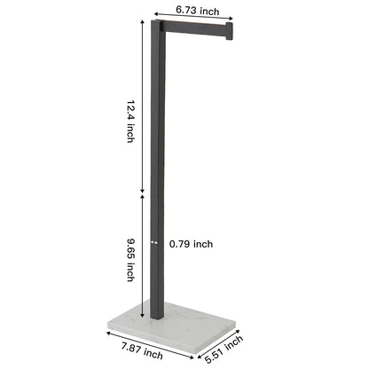 Porta carta igienica indipendente con base in marmo naturale