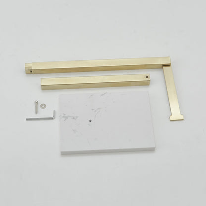 Porta carta igienica indipendente con base in marmo naturale