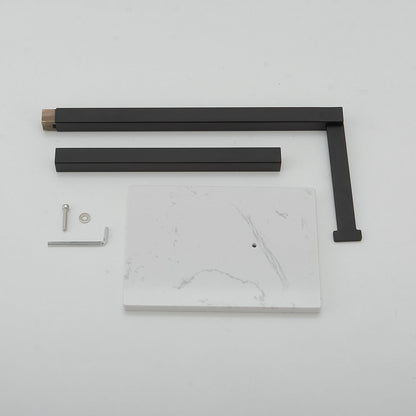 Porta carta igienica indipendente con base in marmo naturale