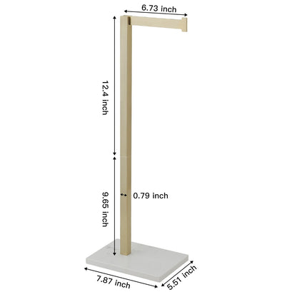 Porta carta igienica indipendente con base in marmo naturale