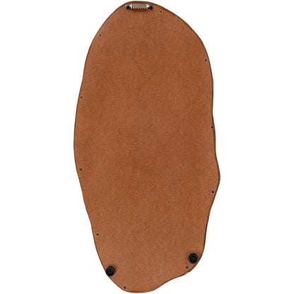 Specchio oblungo in legno naturale Livabliss Freja