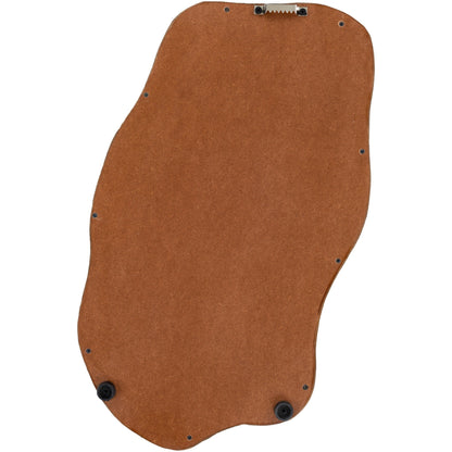 Specchio oblungo in legno naturale Livabliss Freja