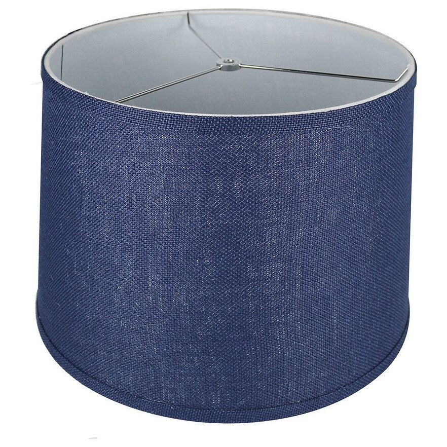 Paralume in tela di iuta a tamburo francese, misura inferiore da 12 a 16