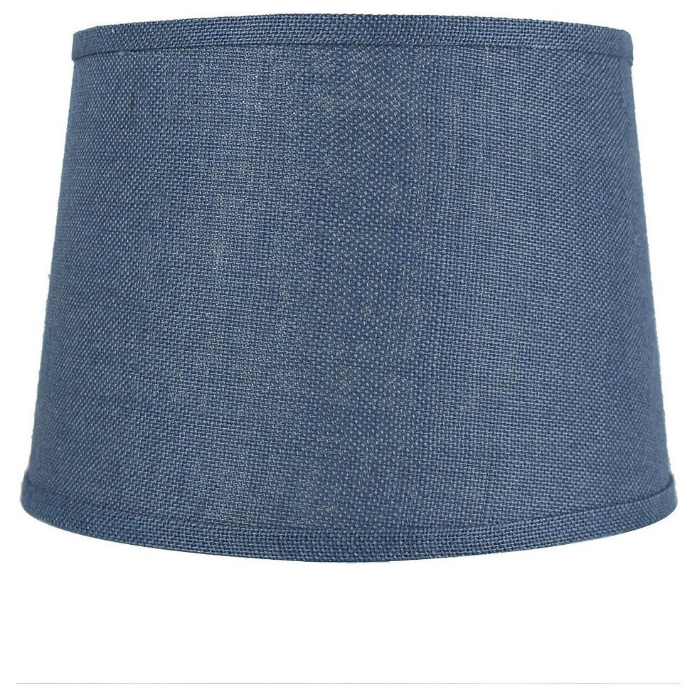 Paralume in tela di iuta a tamburo francese, misura inferiore da 12 a 16