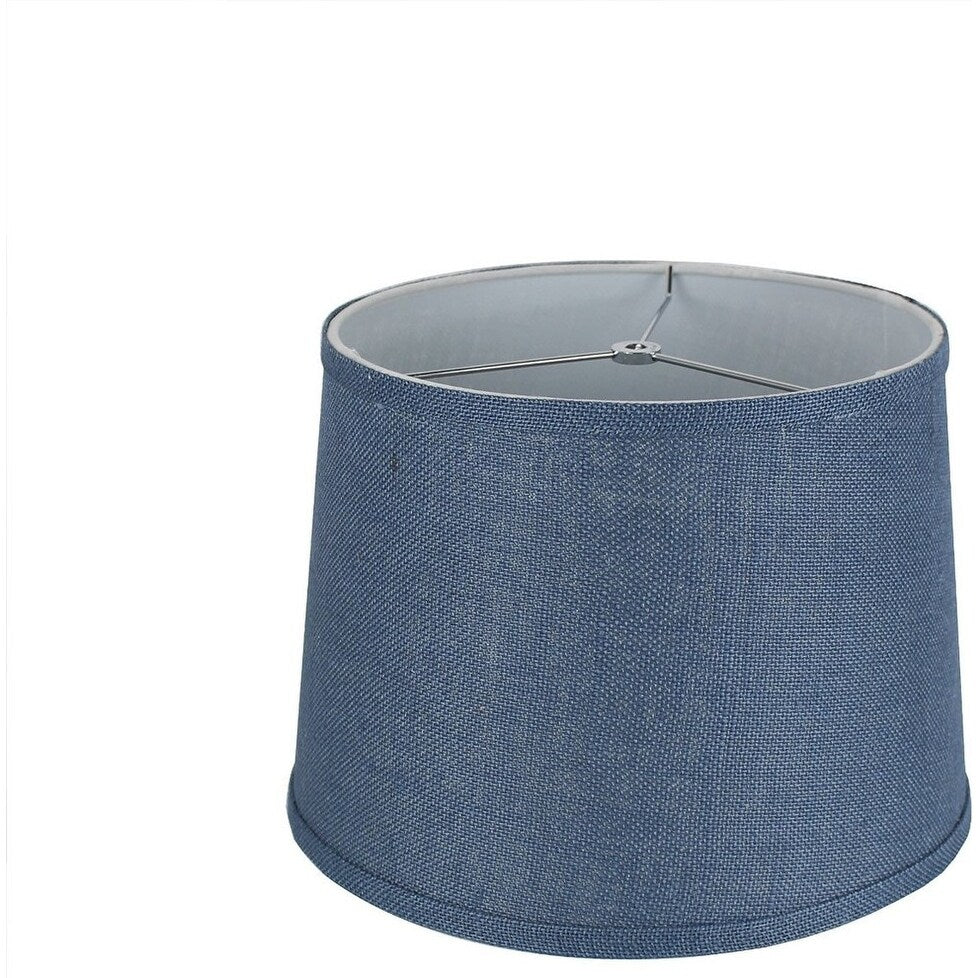 Paralume in tela di iuta a tamburo francese, misura inferiore da 12 a 16