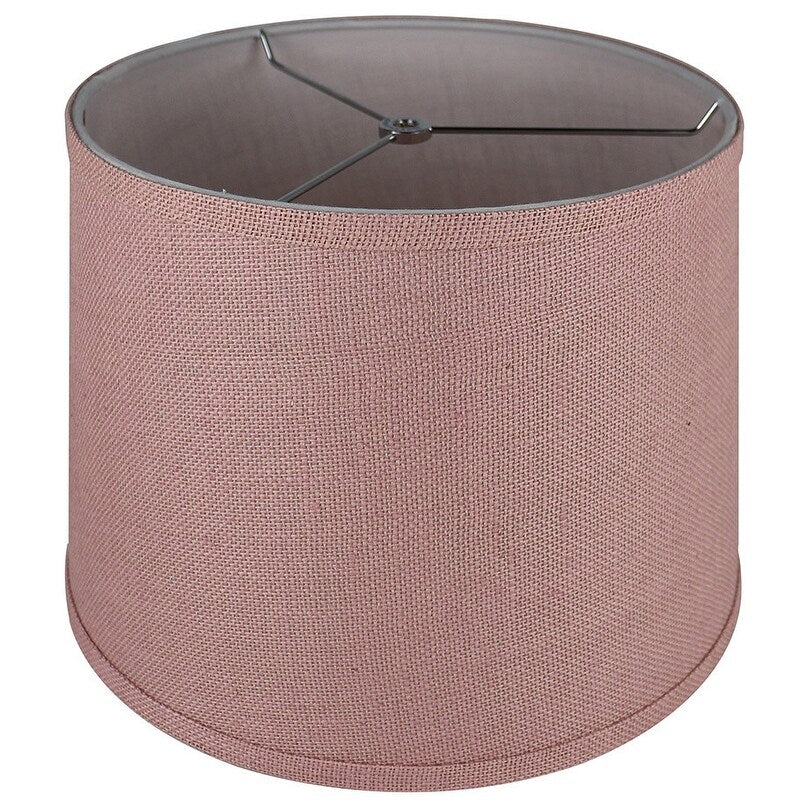 Paralume in tela di iuta a tamburo francese, misura inferiore da 12 a 16