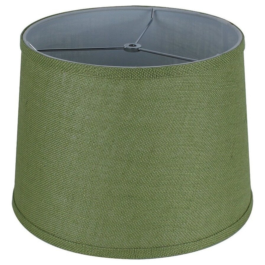 Paralume in tela di iuta a tamburo francese, misura inferiore da 12 a 16