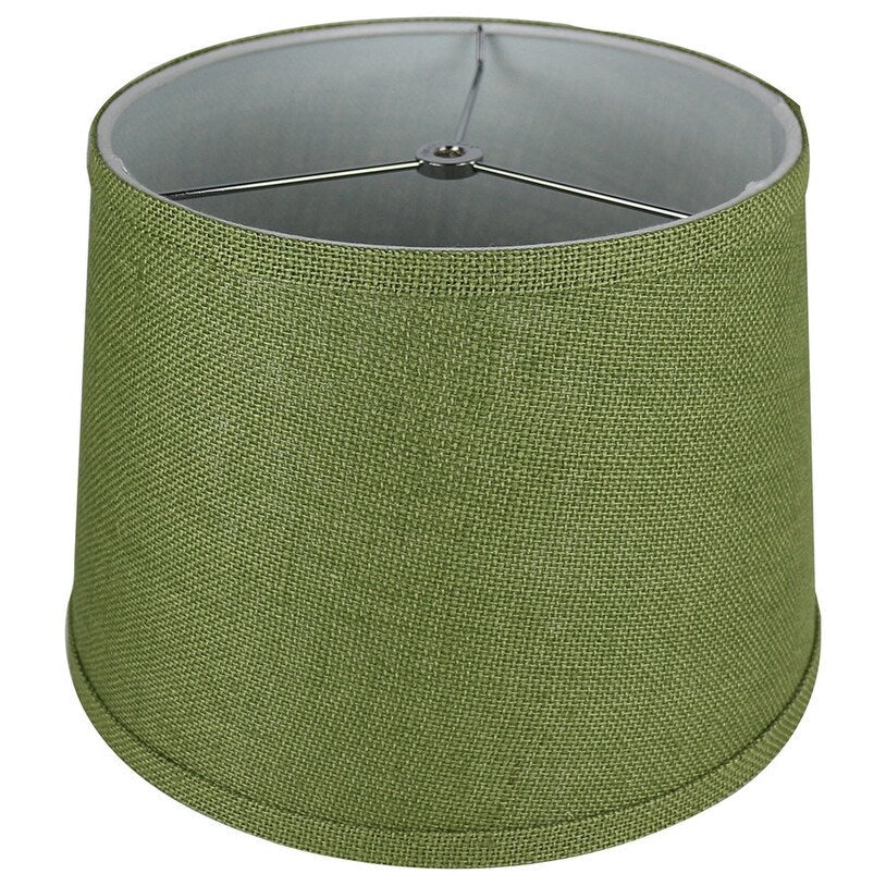 Paralume in tela di iuta a tamburo francese, misura inferiore da 12 a 16