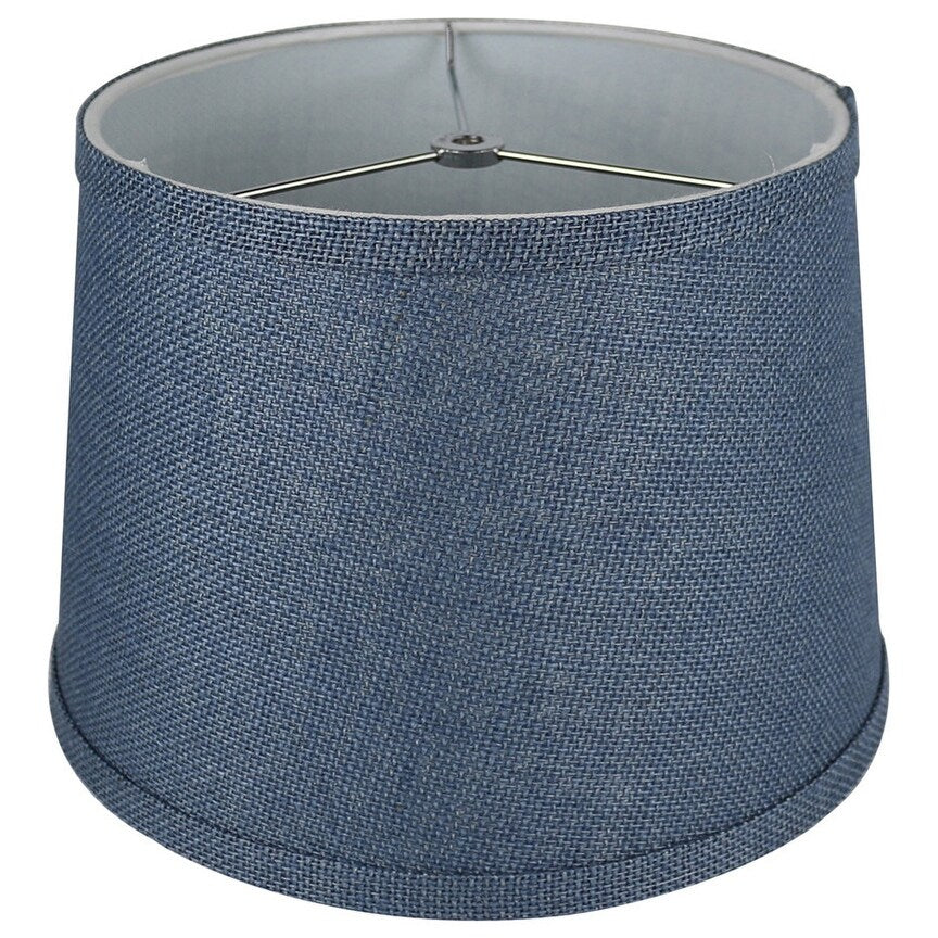 Paralume in tela di iuta a tamburo francese, misura inferiore da 12 a 16