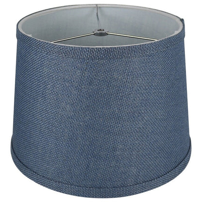 Paralume in tela di iuta a tamburo francese, misura inferiore da 12 a 16