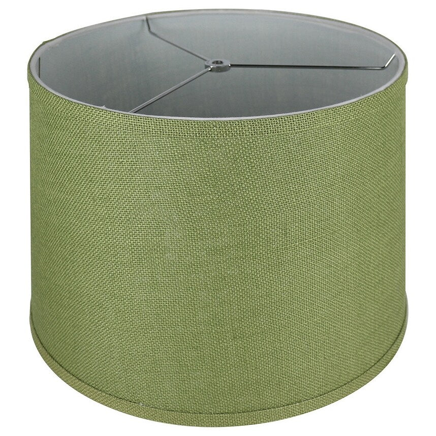 Paralume in tela di iuta a tamburo francese, misura inferiore da 12 a 16