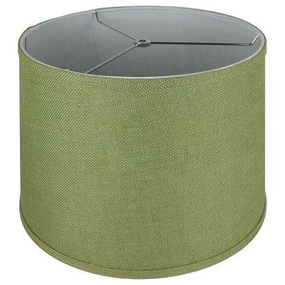 Paralume in tela di iuta a tamburo francese, misura inferiore da 12 a 16