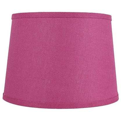 Paralume in tela di iuta a tamburo francese, misura inferiore da 12 a 16