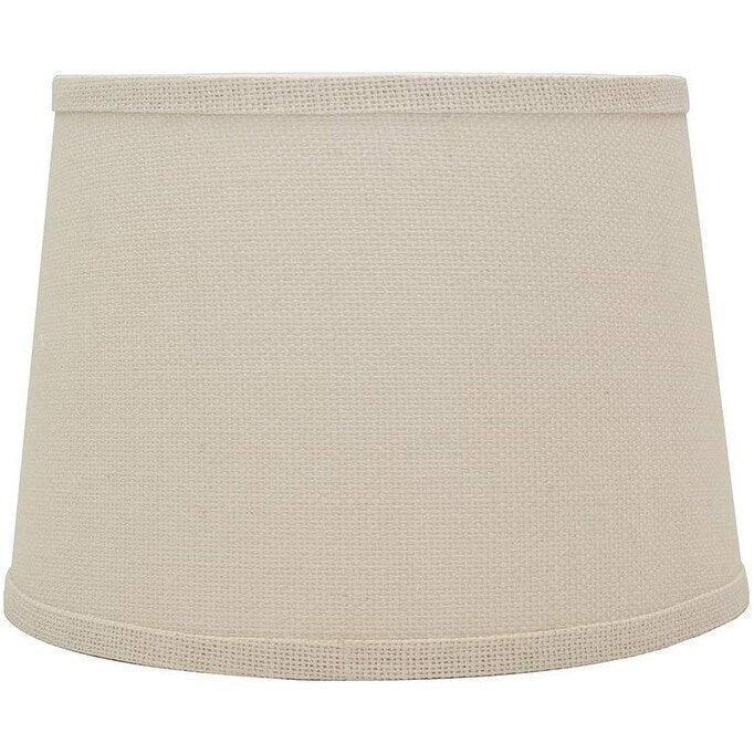 Paralume in tela di iuta a tamburo francese, misura inferiore da 12 a 16