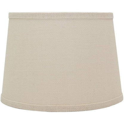 Paralume in tela di iuta a tamburo francese, misura inferiore da 12 a 16