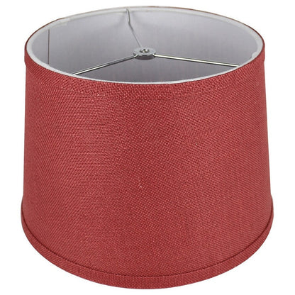 Paralume in tela di iuta a tamburo francese, misura inferiore da 12 a 16