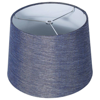 Paralume a tamburo francese, lino testurizzato, 12 superiore, 14 inferiore, 10 inclinato