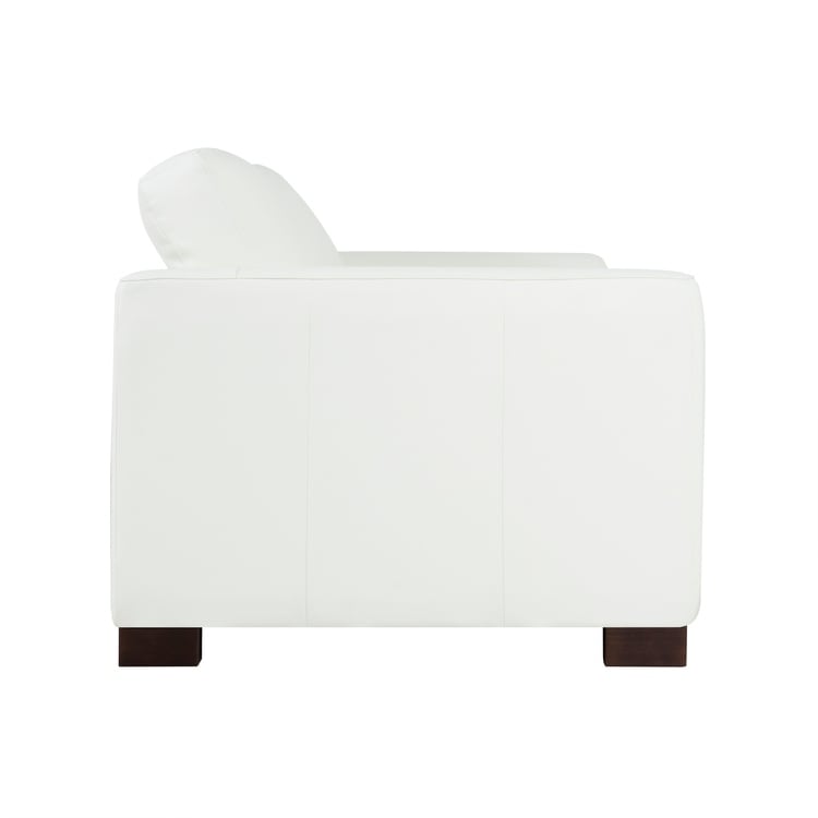 Divano oversize in vera pelle - Divano da soggiorno di metà secolo dal comfort estremo, divano moderno con robuste gambe a blocco