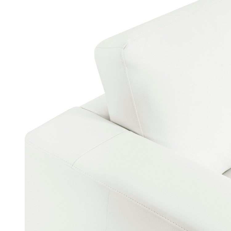 Divano oversize in vera pelle - Divano da soggiorno di metà secolo dal comfort estremo, divano moderno con robuste gambe a blocco