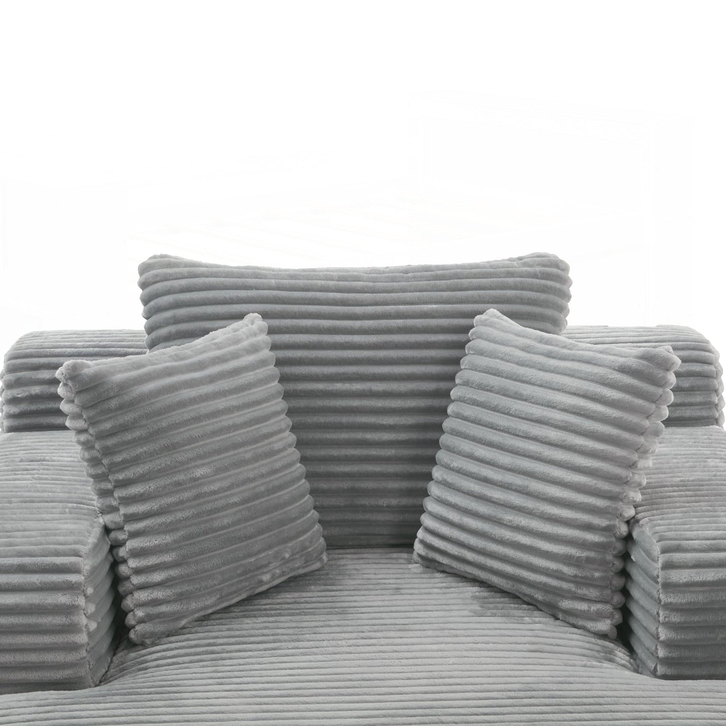 Divano letto chaise longue completamente compresso