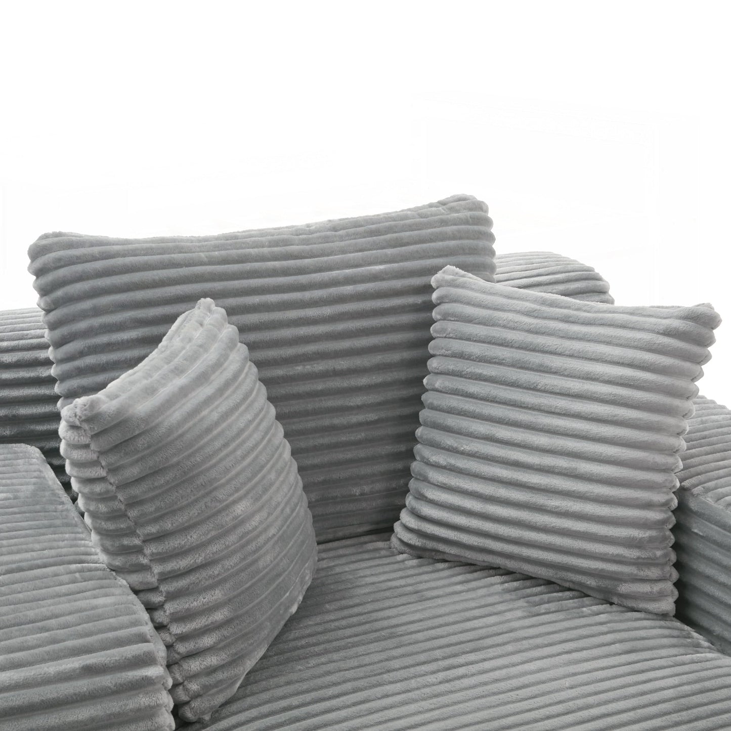 Divano letto chaise longue completamente compresso