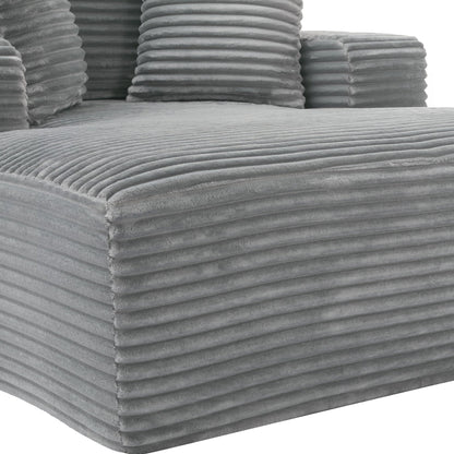 Divano letto chaise longue completamente compresso