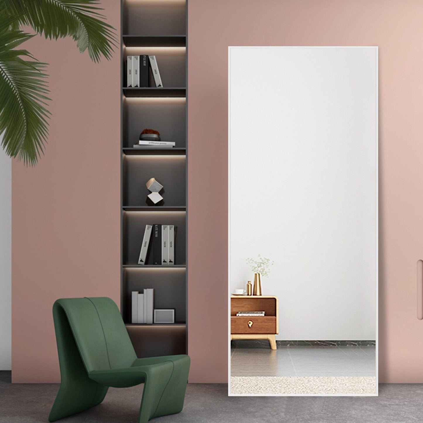 Specchio a figura intera, specchio da parete di grandi dimensioni, specchio a figura intera